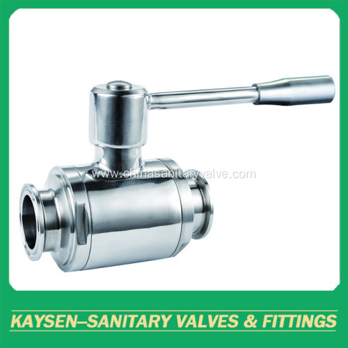 Sanitary manual ball valve